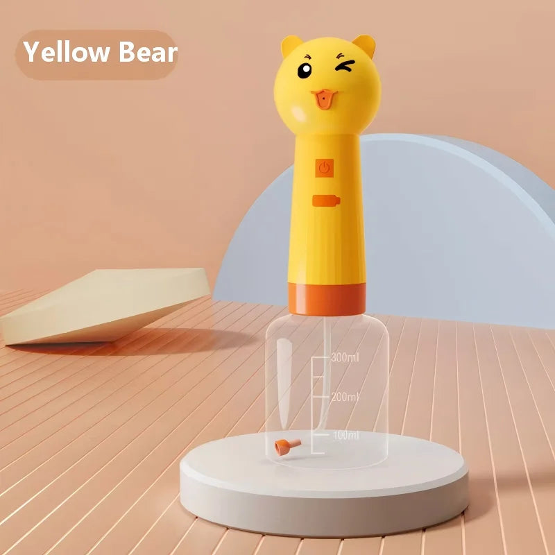 Pet Automatic Foam Dispenser 1:6 Dilution Scale Cat Dog Bath Bubble Maker One Touch Foaming Machine Pet Grooming Bath Supplies