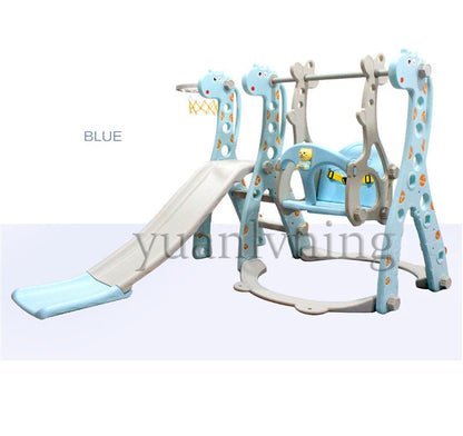 Multi-Function Children's Swing and Slide Set  Indoor Toddler Playground Home Children Activity Toy for Age 1-6