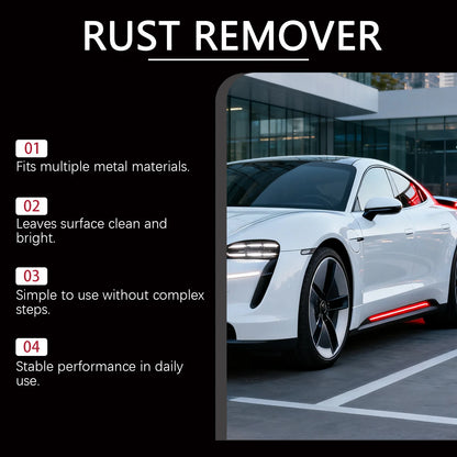 Multi Purpose Rust Converter Spray Lubricant and Degreaser for Rims Chains Metal Surfaces Cleaner Vehicle Supplies
