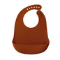 1PC Portable Baby Silicone Bib Ultra-thin Silicone Drool Bag Waterproof And Easy To Clean A Bib For Feeding Children And Infants