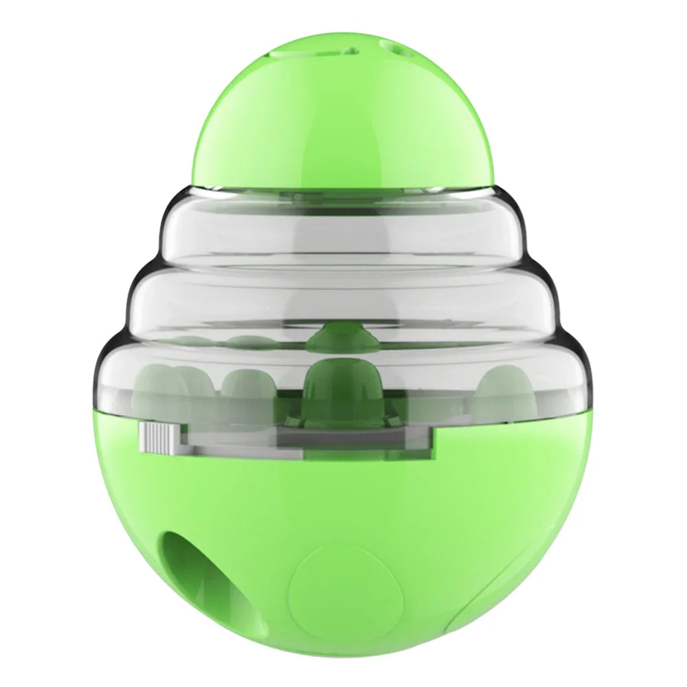 Dog Toy Treat Dispenser For Small Big Dogs Interactive Shaking Leakage Food Container Increases IQ Tumbler Pet Track Rolling Toy