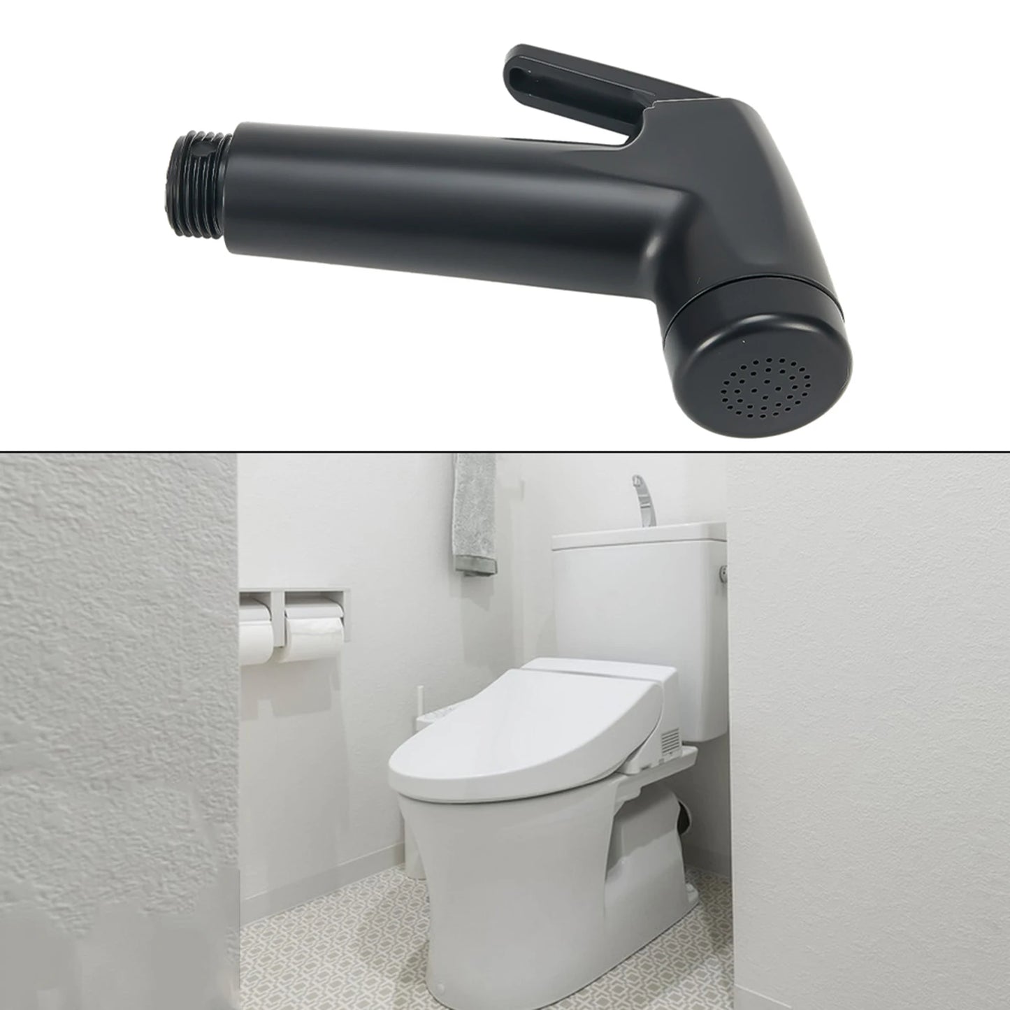 Bidet Toilet Sprayer Set Spray Water Bathroom Handheld Bidet Sprayer Toilet Shower Double Outlet Angle Valve Toilet Accessories