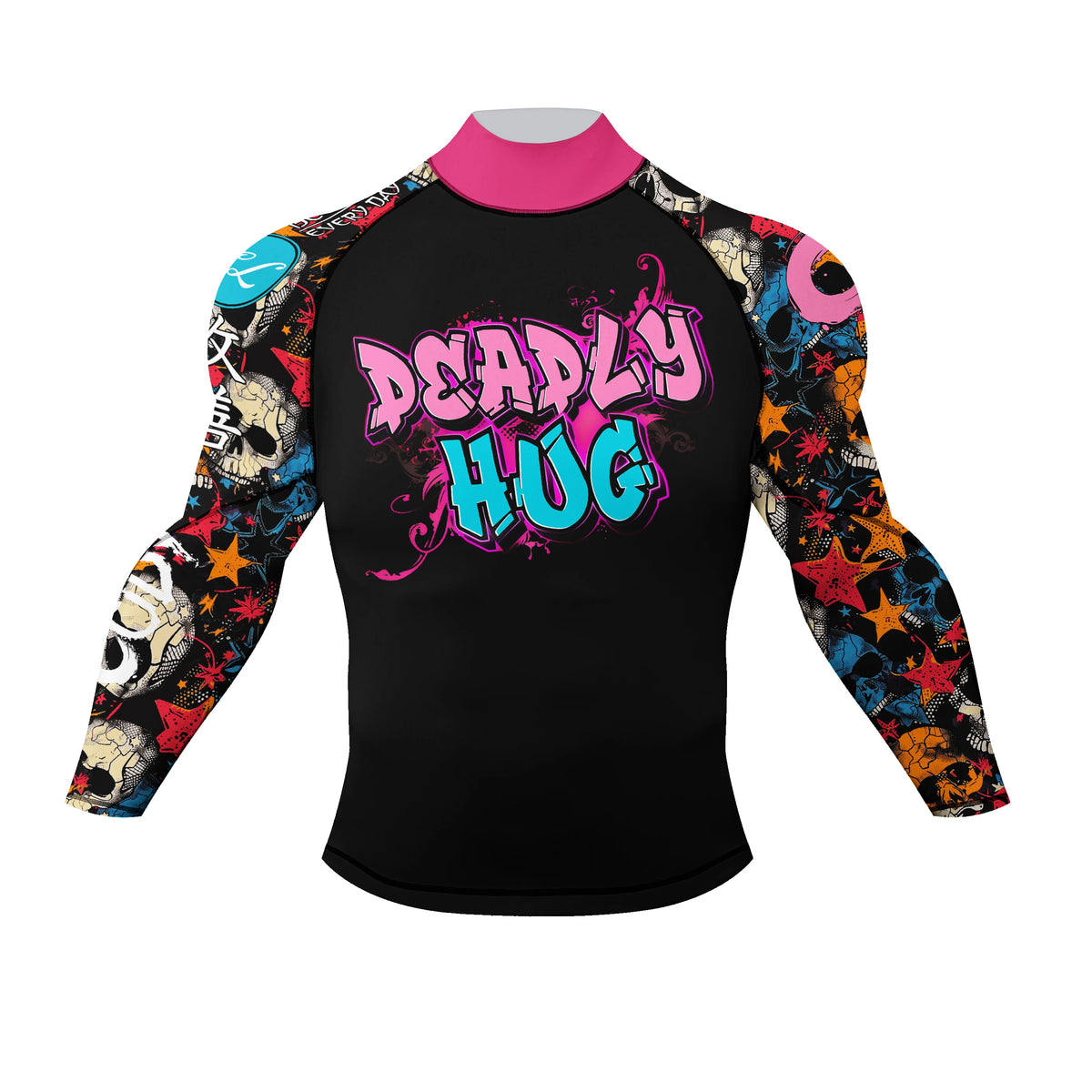 Cody Lundin New Designs Customized Short Sleeves Polyester Stretchy Rash Guards Shorts MMA BJJ Sets With Rubber Waistband