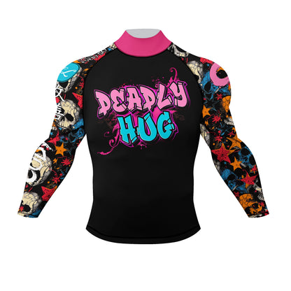 Cody Lundin New Designs Customized Short Sleeves Polyester Stretchy Rash Guards Shorts MMA BJJ Sets With Rubber Waistband