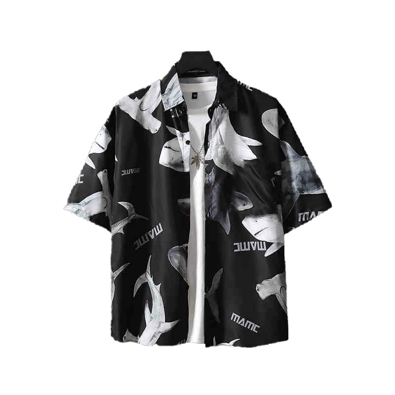 2025 Summer Men's Panda Hawaiian Shirts Loose Breathable 3d Printed Short Sleeve Beach Casual Shirts Hip Hop Streetwear
