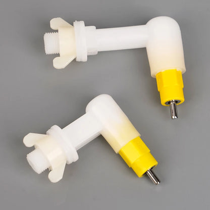 2/4/6pcs Poultry Chicken Nipple Drinker Automatic Rabbit Drinking Fountain Pigeon Hamster Pet Nipple Drinker Easy installation