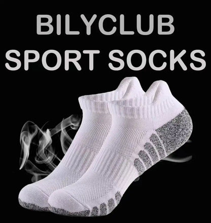 3 Pairs Professional Running Sports Fitness Ankle Socks Men's Towel Socks Outdoor Sports Short Socks Men And Women Socks GIFRS