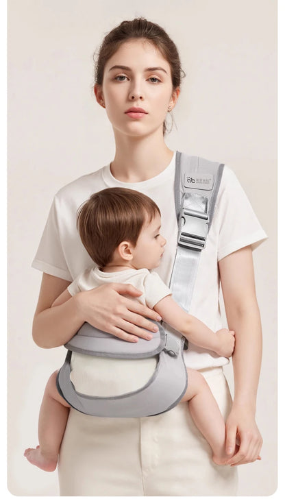 Baby Carrier Kids Waist Stool with Waist Protection Baby Strap Adjustable Front Holding Type Big Baby Carrier