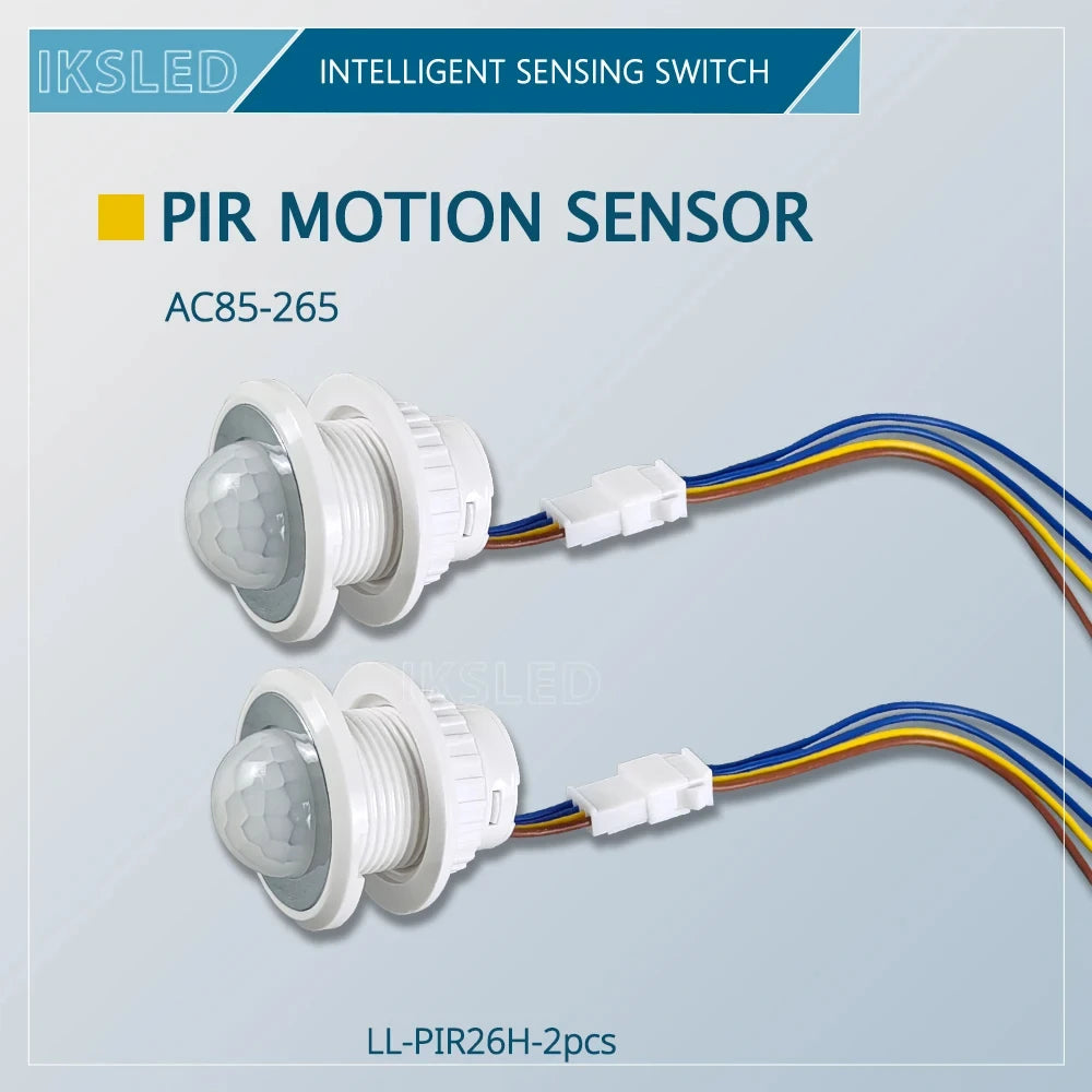 PIR Motion Sensor Detector Smart Switch Home Indoor Outdoor Infrared Light 110V 220V Time Delay Mode Adjust Lighting Switch