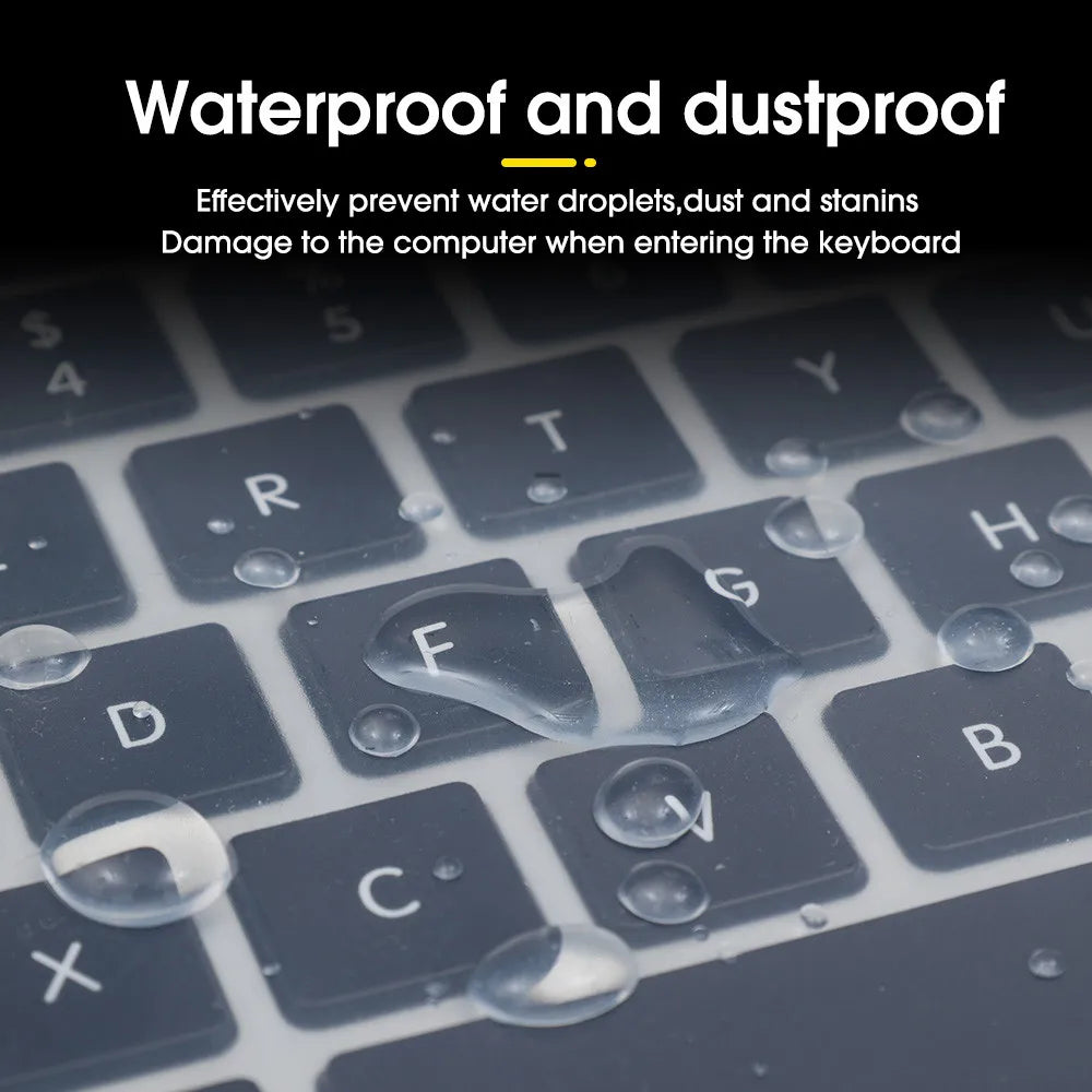 Universal Keyboard Cover for 13 14 15 16 17 inch Laptop Notebook PC Keyboard Anti Dust Soft Silicone Protective Clear Film Guard