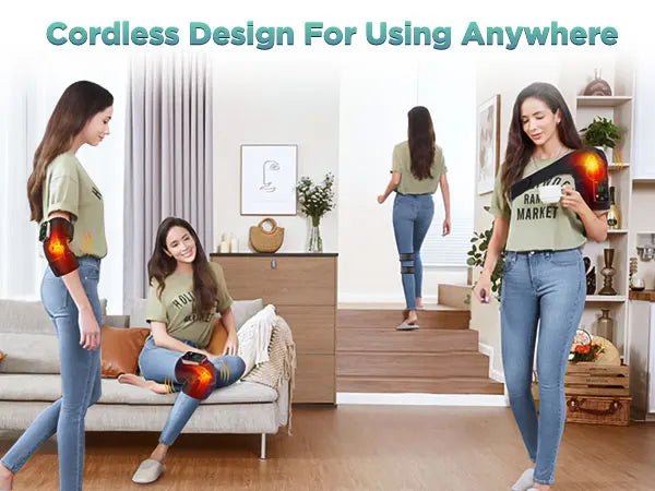 Electric Shoulder Heating Pad 3-Speed Vibration Muscle Relax Belt Thermal Massager Shoulder Neck Health Care Support Brace