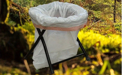 Portable Camping Toilet, Emergency Toilet, Folding Toilet Suitable for Camping, Travel & Emergency