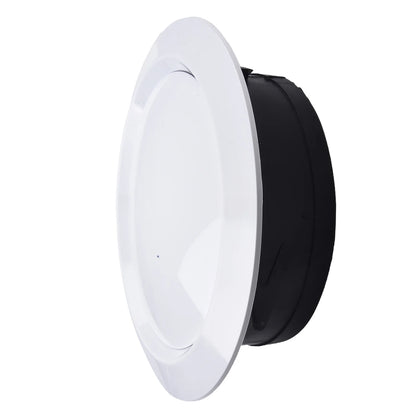 Exhaust Hood ABS Air Vent Extract Valve Grille Round Diffuser Ducting Ventilation Cover Air Volume Cooling Vent 75mm 100mm 125mm