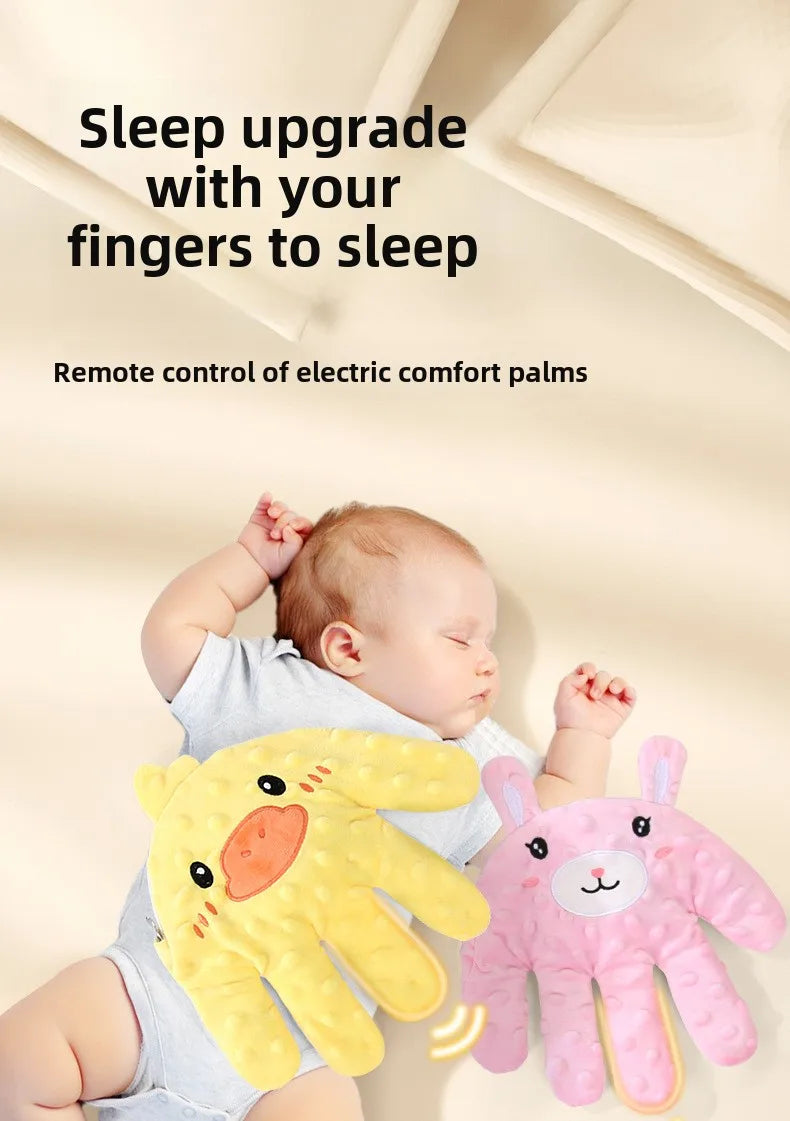 Baby Electric Soothing Palm Sleep Pillow Newborn Heated Remote Control Simulated Palm Slapping Sleep Pad Baby Care Accessories