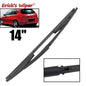 Erick's Wiper 14" Rear Wiper Blade For Alfa Romeo 147 2000 - 2010 Windshield Windscreen Clean Tailgate Window Car Rain Brush