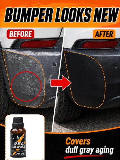Hydrophobic Plastic Restorer Kit – Repels Water & Restores Gloss on Car Trim, Long-Lasting Coating for Exterior Detailing