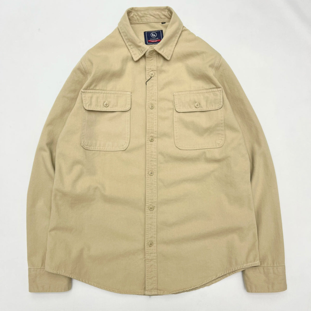 Autumn New Japanese Retro Heavyweight Twill Long-Sleeve Turn-down Collar 100% Cotton Shirt Men's Fashion Washed Casual Blouses