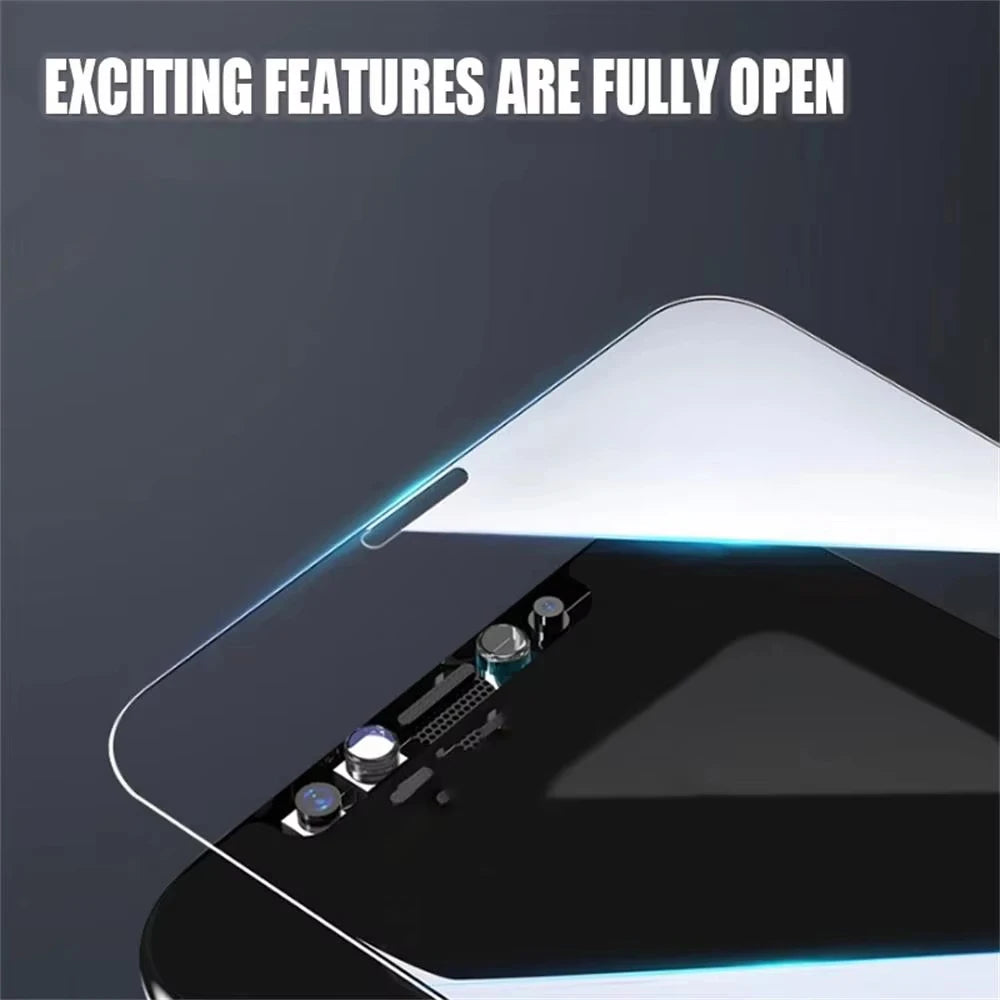 HD Tempered Glass for iPhone 17 Pro Max 18 16 16e 15 14 13 12 Mini 11 Air Screen Protectors for iPhone XR XS 7 8 Plus Glass Film