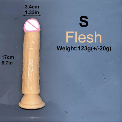 Cheap Realistic Butt Plug Jelly Dildo 5 Sizes Man Women Anal Sex Toys Gay Suction Cup Big Dick Soft Masturbators Small Penis