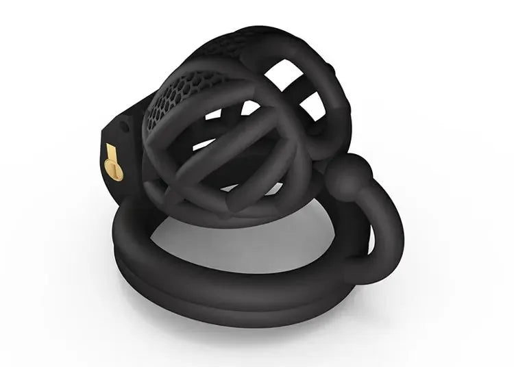 BDSM Chastity Cage 4 Size Ring Penis Cage Device Femdom Restraint Penis Lock Breathable Urethral Lock Bondage Device for Men