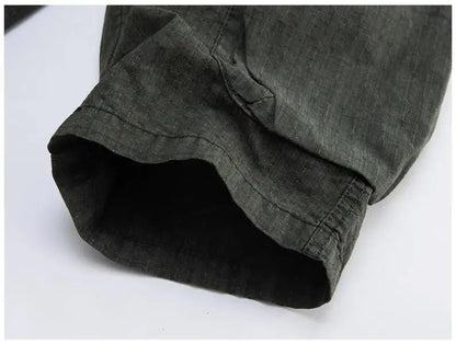 Men Summer Cargo Shorts Casual Tool Shorts High Quality Man Summer Military Multi Pocket Pants Loose Cargo Pants No belts 38