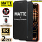 NNBILI 2Pcs Privacy Matte Frosted Ceramic Screen Protectors Designed for iPhone 18 17 16 15 14 13 12 11 Pro Max 17e Full Coverag