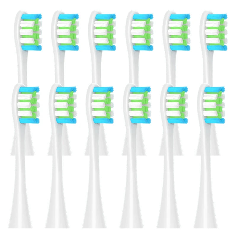 12PCS Replacement Brush Heads for Oclean X/ X PRO/ Z1/ F1/ One/ Air 2 /SE Sonic Electric Toothbrush DuPont Soft Bristle Nozzles