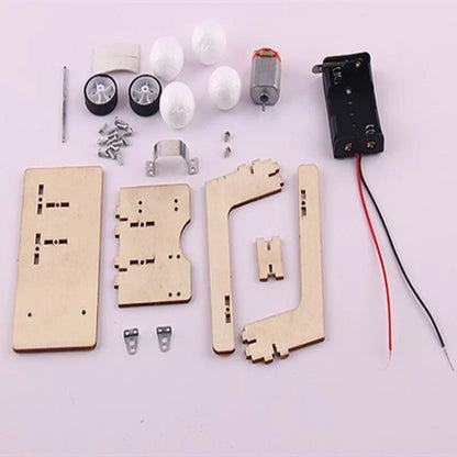 DIY STEM Automatic Ball Serve Machine Kinetic Energy Transfer Experimental Pole Science Education Toy Educational Teaching Prop