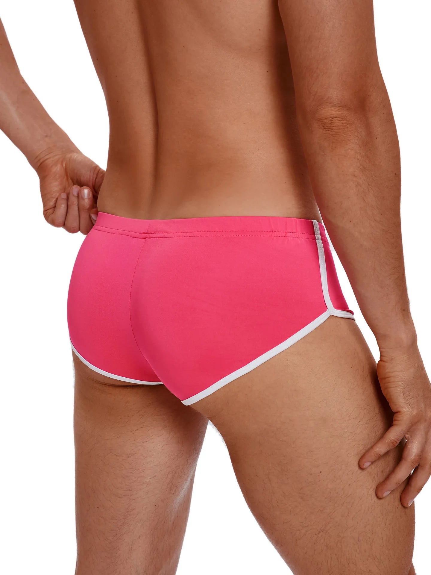 Sexy Running Elastic Sport Shorts Men's Summer Shorts Hot Pants Bar Nine Points Slim Fit Cotton Milk Silk Men's Fashion