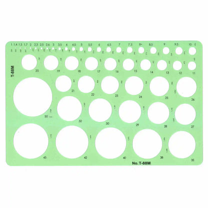 Jewelry Design Template Diamond Gemstone Drafting Ruler Kit Formwork Rulers Professional Designer Tools Supplies T-777-1 T-777-2