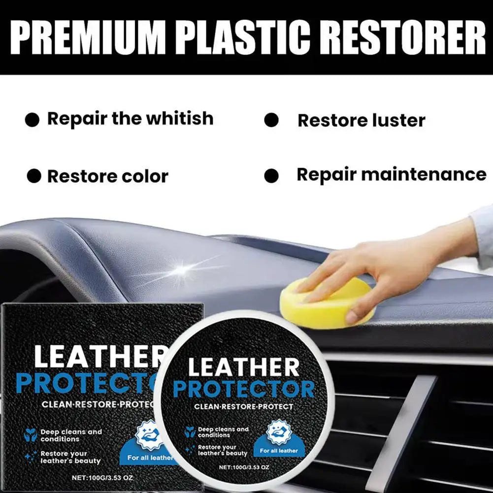 2/1Box Car Leather Care Cream Deep Nourishment And Repair Restore Tool Leather Cleaning Cream Restoration Car Interior Polishing