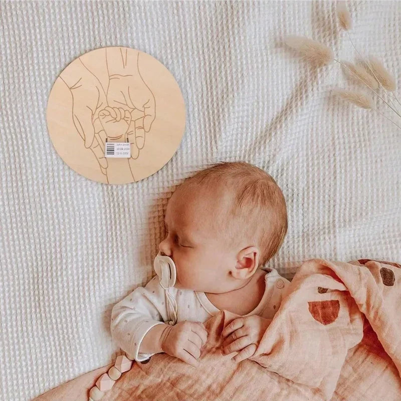 Baby Gift Memorial Day Gift Newborn Engraved Keepsake Holder Photography Accessories Personalized Name ﻿SeasonSea