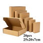20/10PCS Corrugated Box Mailers,Brown Cardboard Shipping Box Corrugated Box Mailer Shipping Box Kraft Paper Packaging Box