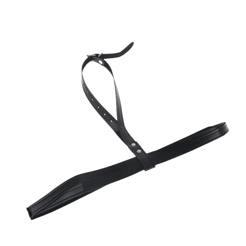 1Pcs Leather Strap On Lesbian Erotic Bra Brassiere Adult Breast BDSM Bondage Sexy Lingerie Sex Toy Accessories For Womenproduct