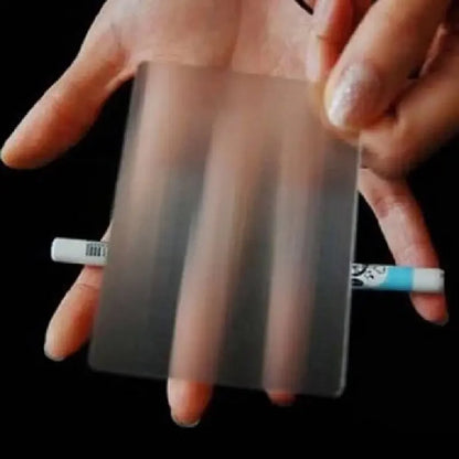 10pcs Lubor's Lens Card Magic Tricks Close Up Stage Magic Props Illusion Invisible Card Gimmick Magician Toy For Kid Beginner