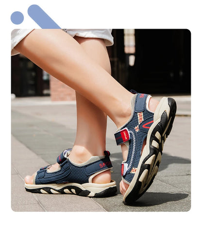 Breathable Children's Sandals Beach Shoes Boys Outdoor Sports For Kid's Girls Students Casual Sandals Anti-slip Flat Walking
