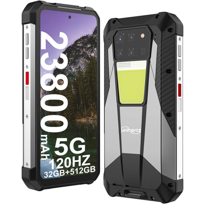 US AU EU Stock Unihertz 8849 Tank 3 Rugged 5G Smartphone 32GB 512GB 23800mAh 120W Charger Dimensity 8200 200MP 120Hz Cell Phone