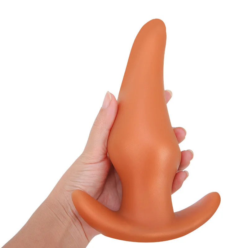 Soft Anal Plugs for Gay Men Prostate Massage Liquid Silicone 35-80mm Huge Butt Plug Anal Training Comfortable To Wear But Plug