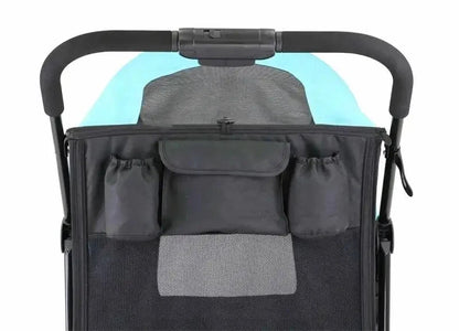 Portable Golden Retriever Large Dog Pet Stroller Cart Simple 4-wheel Foldable Large Capacity Stroller Outdoor Travel Pet Trolley