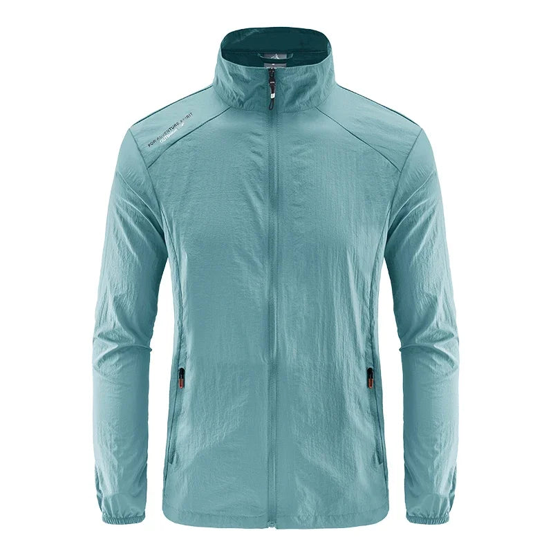 Summer Jackets Men Windbreaker Coats Male Sunscreen Clothing Traveling Camping Jacket Ultrathin Cycling Fishing Tops Hiking Wear