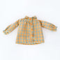 Casual Blyth Doll Clothes Rompers Plaid Pants Long Sleeve Top Suit Doll Trousers for Ymy Licca Azones Ob24 Ob27 Doll Accessories