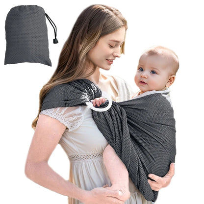 Ergonomic Sears Double-Ring Baby Carrier Adjustable Front-Facing Mesh Breathable Child Outing Backpacker Infant Carrier Straps
