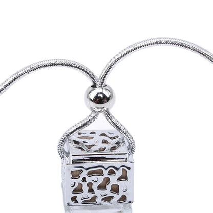 Air Freshener Ornament Perfume Bottle Pendant Essential Oils Auto Car Perfume Bottle Hanging Glass Bottle Car-styling
