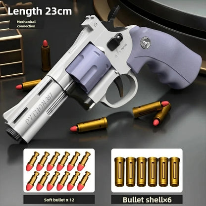 Soft Dart Blaster Toy Magnum ZP5 357 Continuous Firing with Multiple Darts Simulation Outdoor Battle Game for Kids and Adults