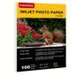 100 Sheets A4 Printable Single Side Photo Paper for Inkjet Printer, Bright Color, Suitable for Photography, Family, Festivals