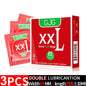 Width-58mm(Length-200mm) Large Size Condoms  Men Latex Condom Safe Contraception Protection Adult Sex Products Intimate Care