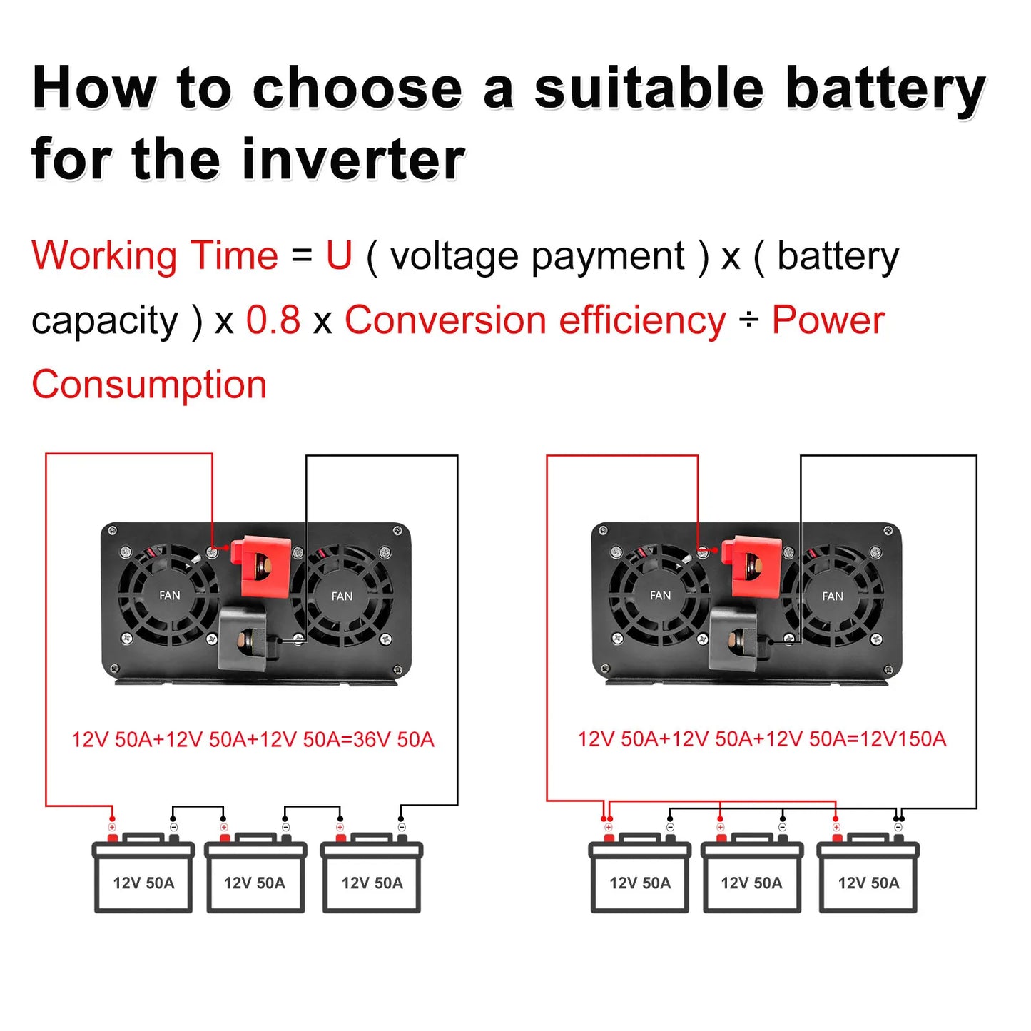 Current Converter for car FCHAO 3000W/3500W 48V V V V/230V 50Hz to pure slinusoidal wave with LCD and remote control screen for camper