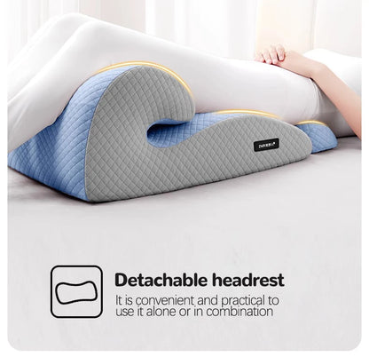 Relax Cush Pillow 2025 New Ergonomic Pillow Supports Posture in Any Position Unique Curved Design Suitable for Massage,Reading