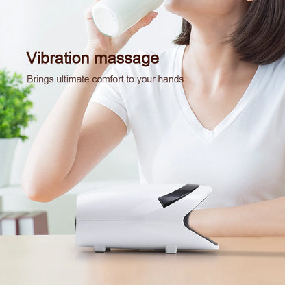 Smart Airbag Hand Massager Wireless Electric Hot Compress Carpal Tunnel Palm Acupoint Massager Vibration Kneading Finger Relax
