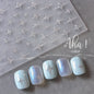 1pc Sliver Gold Star Nail Art Stickers Y2K Charms Self-Adhesive Sliders Laser White Chrome Gel Polish Decals Kawaii Accesories